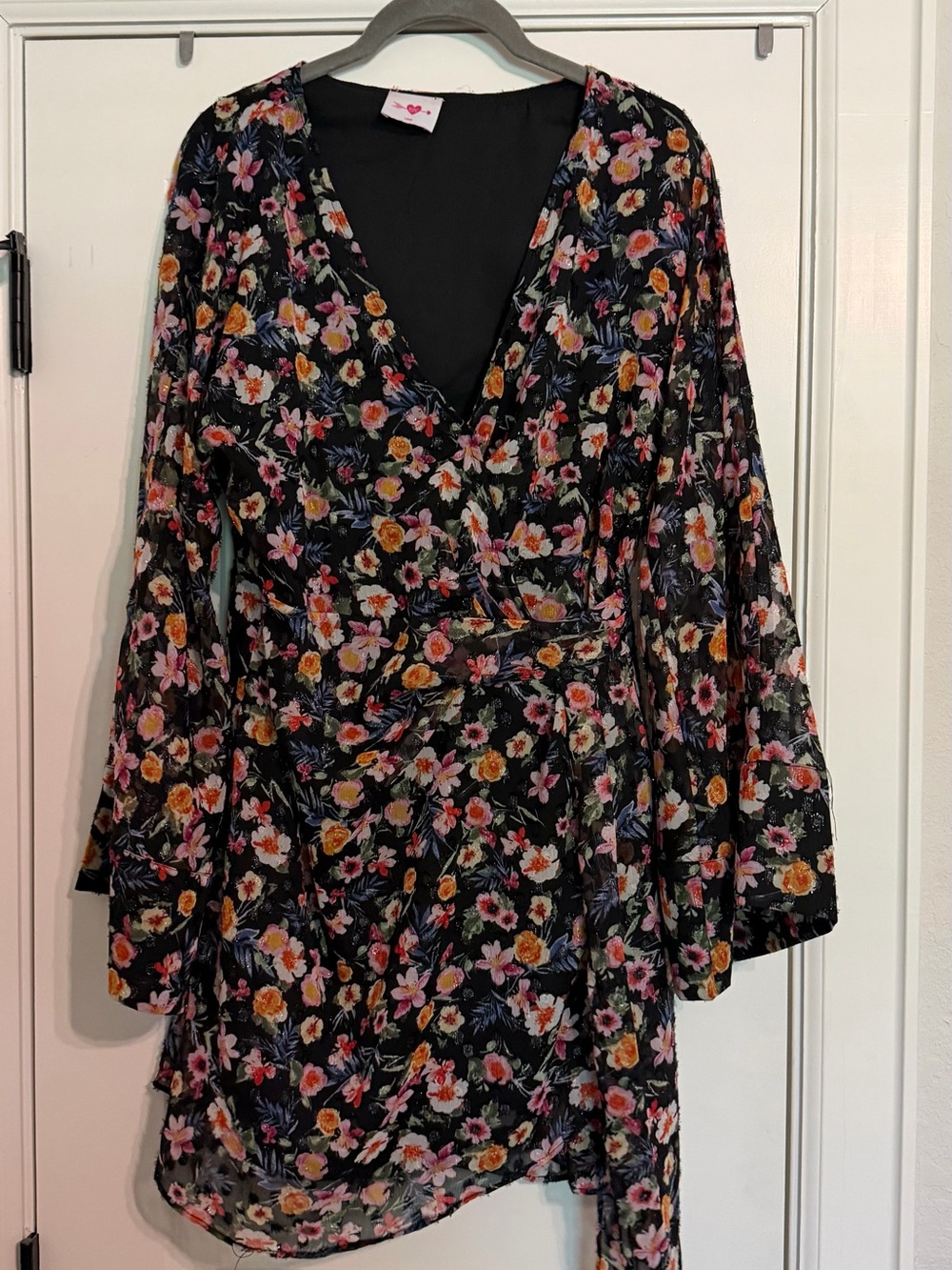 Buddy Love Black Floral Mini Dress